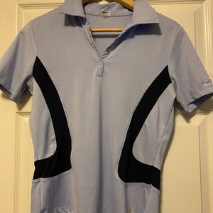 Periwinkle golf shirt by Swing